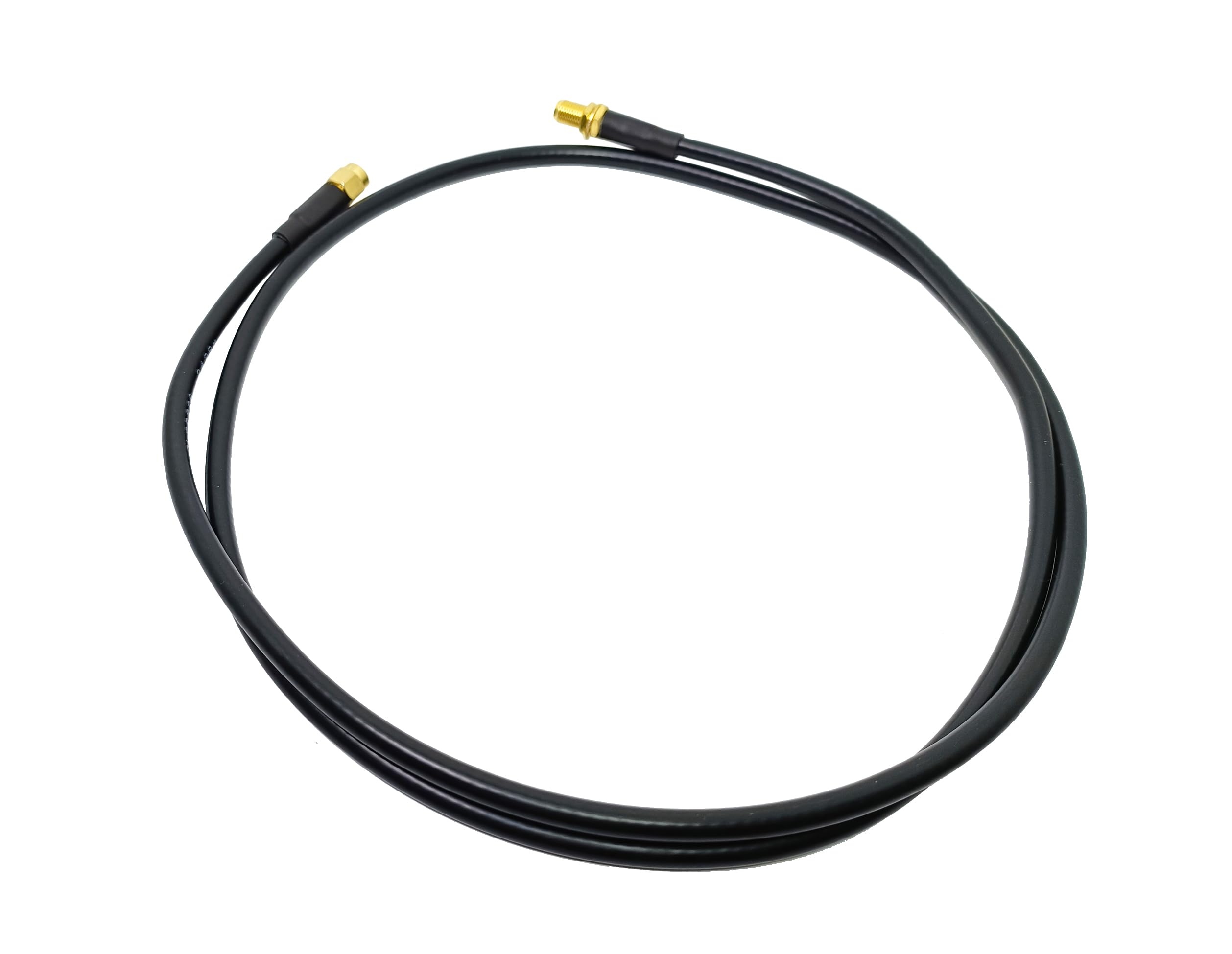 Câble de raccordement Coaxial LMR200-câble d'extension de cloison mâle à femelle for utilisation de réseau sans fil et de vidéosurveillance(1ft)