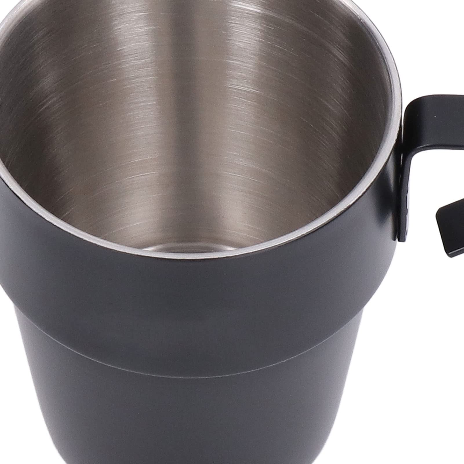 Wisecoco 4 Unids/Set 300ml Taza De Café para Acampar, Taza De Café De Acero Inoxidable Aislamiento Térmico Grueso Taza De Café Al Vacío De Doble Capa Taza De Agua Portátil