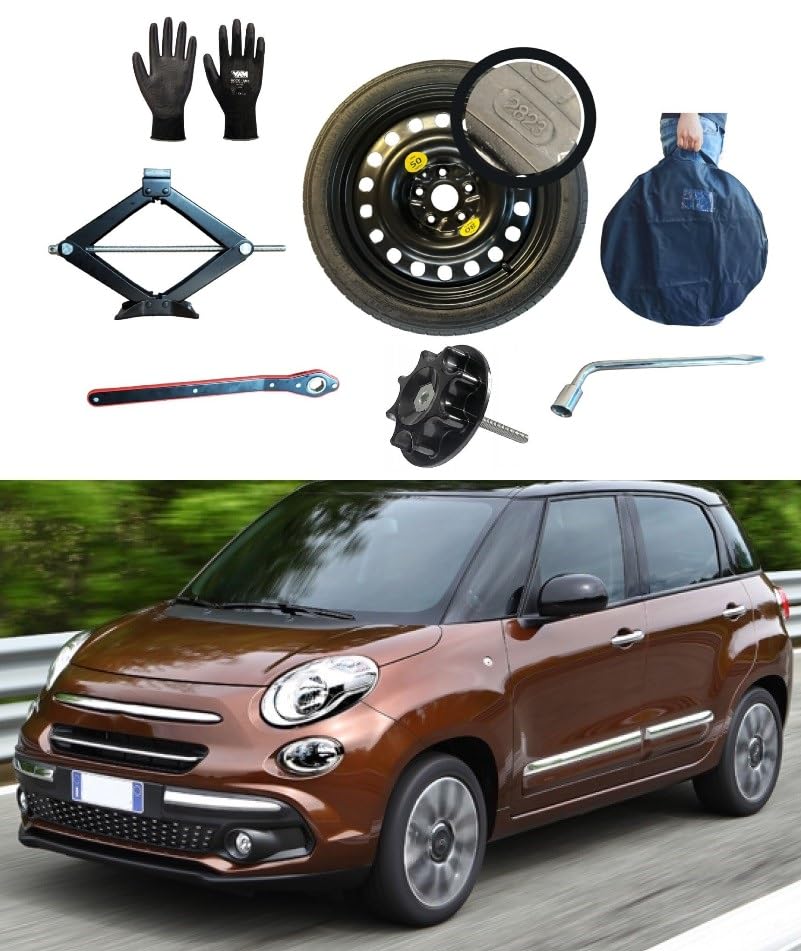 RUOTINO DI SCORTA NUOVO + KIT ATTREZZI X FIAT PANDA 3 SERIE Carbonara