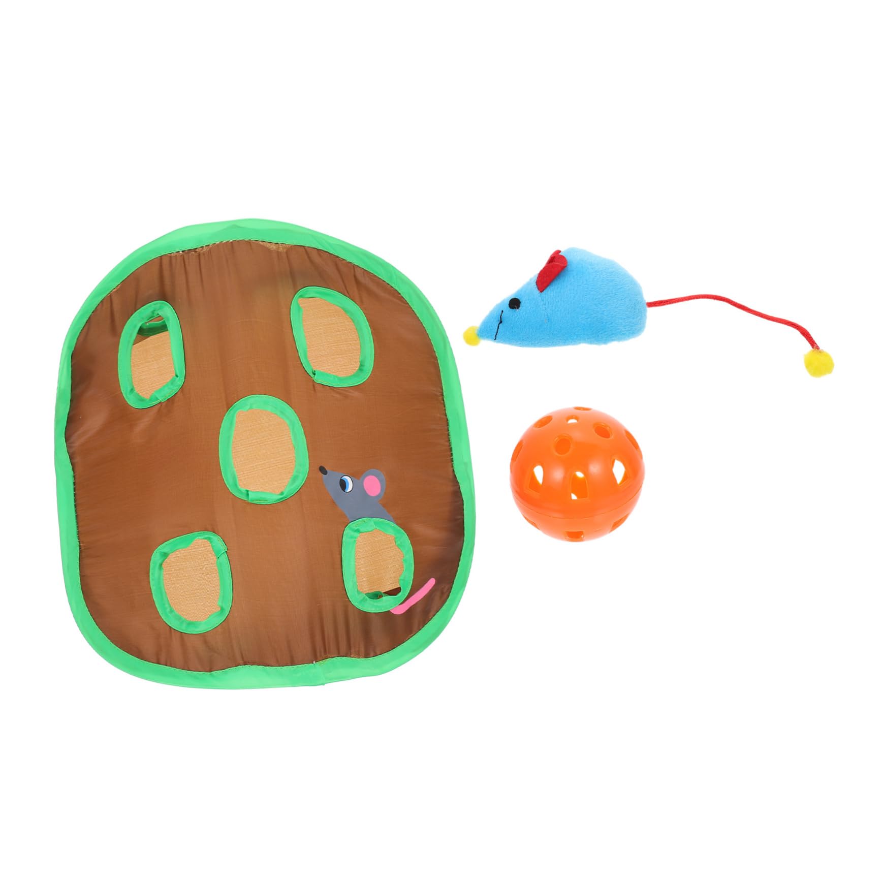 BESPORTBLE 1Set Interactive Cat Tunnel with Mouse Design of Exploration Play for Kittens and Cats Fun for Indoor Cats Enriching Activity for Healthy Playtime