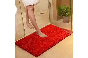 vctops Plush Chenille Bath Rugs: Comfort and Coziness for Your Bathroom Sanctuary