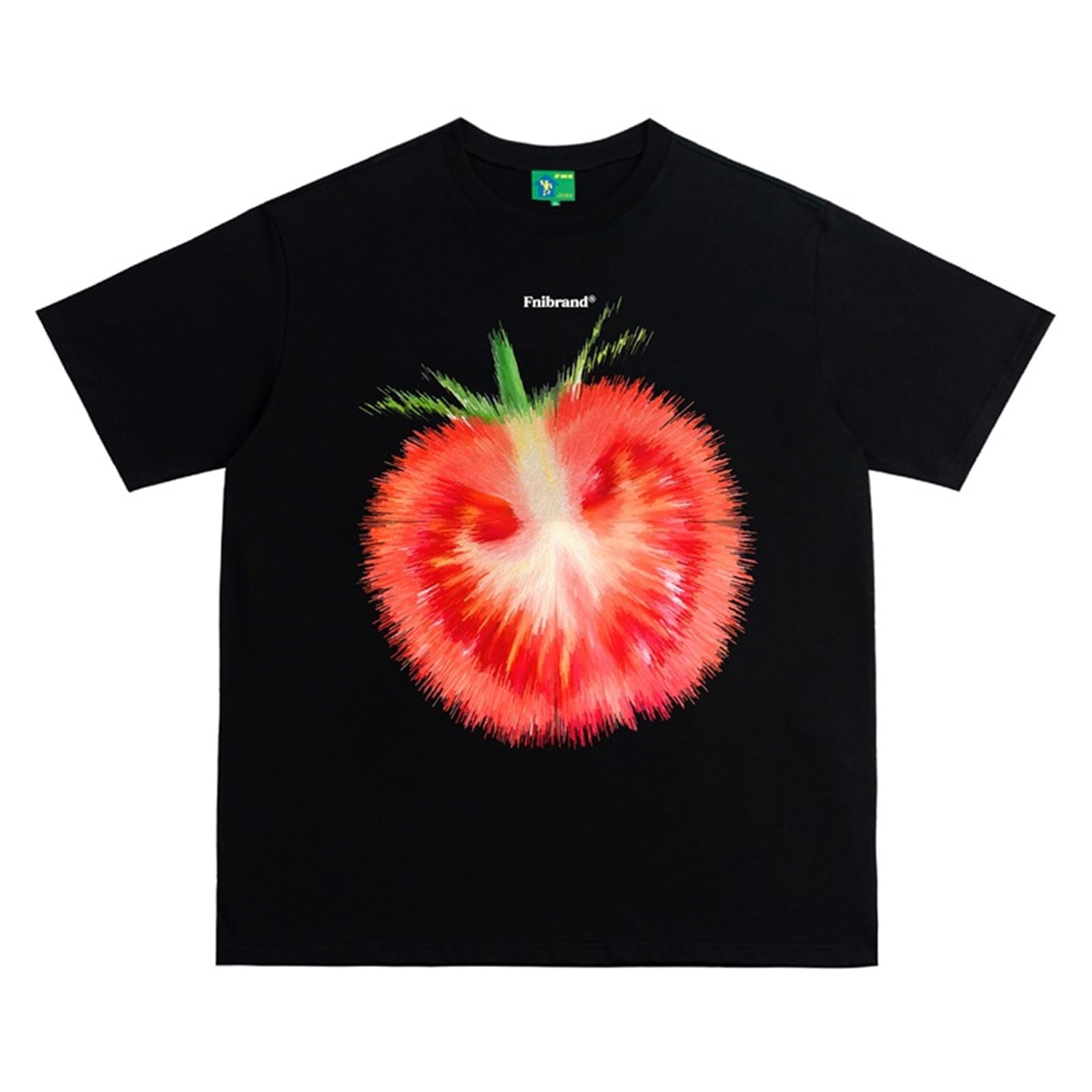 T Shirt Uomo T-Shirt A Manica Corta Unisex A Manica Corta T-Shirt-Nero -2XL