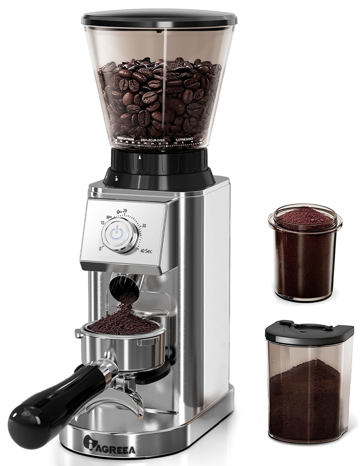 IAGREEA Conical Burr Coffee Grinder