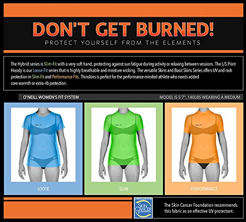 Image of O'Neill Girls Premium Skins Upf 50+ Short Sleeve Rash Guard