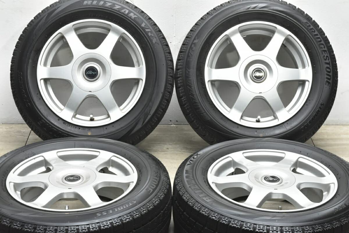 Amazon | 中古 スタッドレスタイヤホイール 4本セット 15インチ 6J +45 