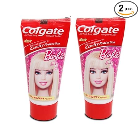 Colgate Kids Barbie Red Toothpaste - 80 G (Pack Of 2)
