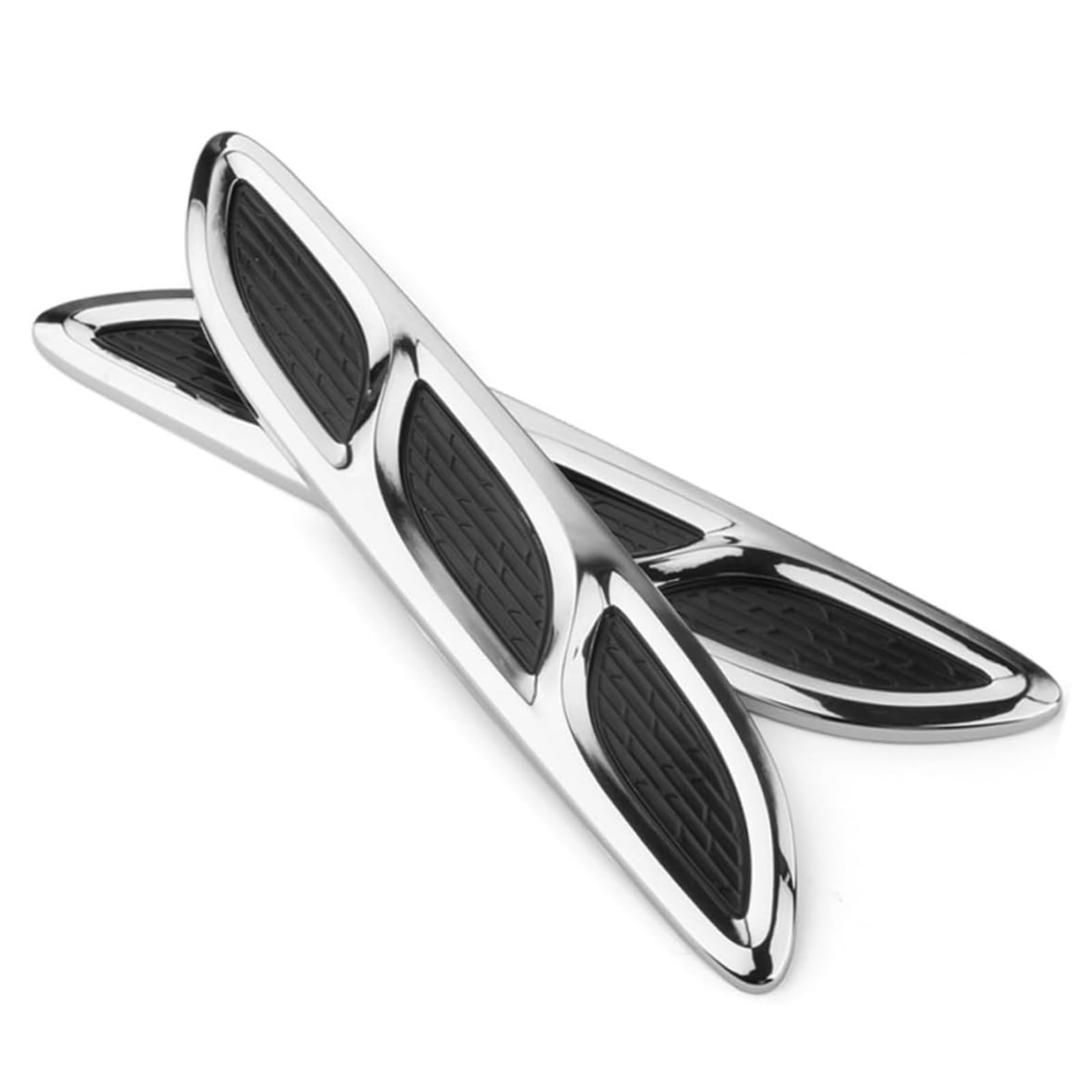 JIAHAI 2 Pcs Car Hood Vent Stickers for Mitsubishi L200 Ⅳ Double Cab 2010-2015, Body Side Vent Decal, Car Bonnet Air Vents, Auto Air Flow Covers for Bonnet Scoop, Hood Grille