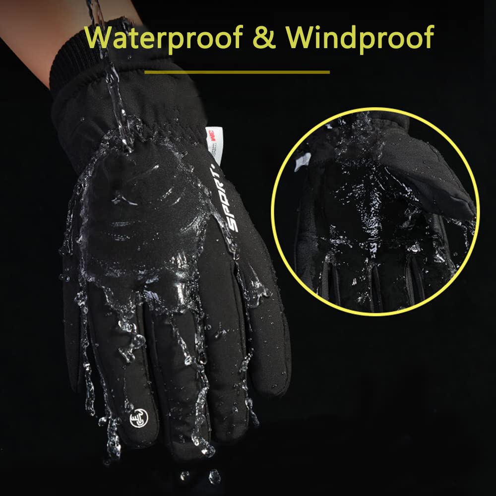 TRIWONDER Winterhandschoenen voor heren en dames, waterdichte