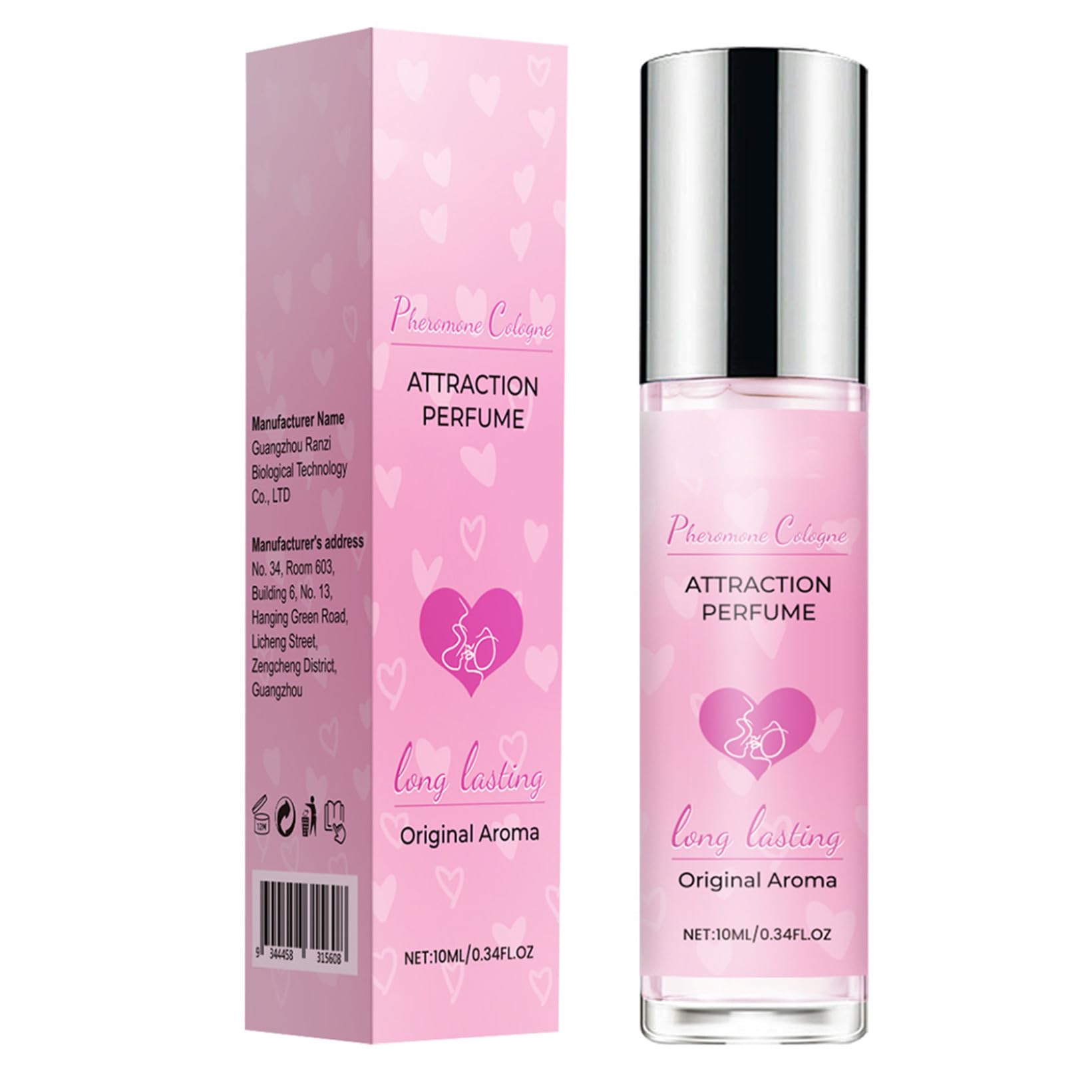 JanJean Long Lasting Pheromone Cologne for Men Fresh Natural Scent Perfect for Dating and Special Events Pink One