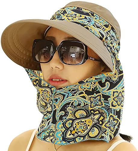 Sombrero de sol plegable para mujer con visera ancha miniatura 1