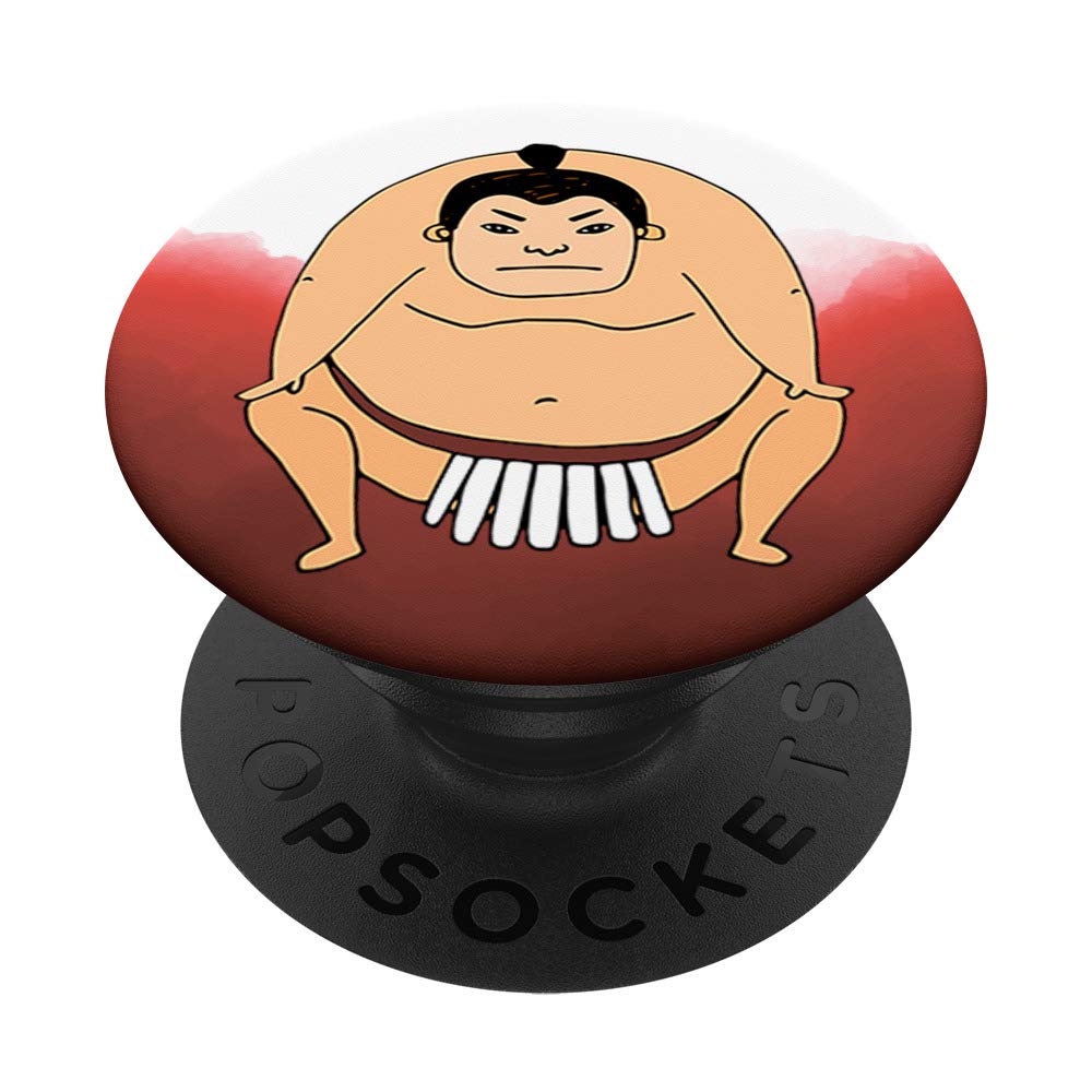 Sumo Wrestler in a furious Space PopSockets PopGrip: Swappable Grip for Phones & Tablets