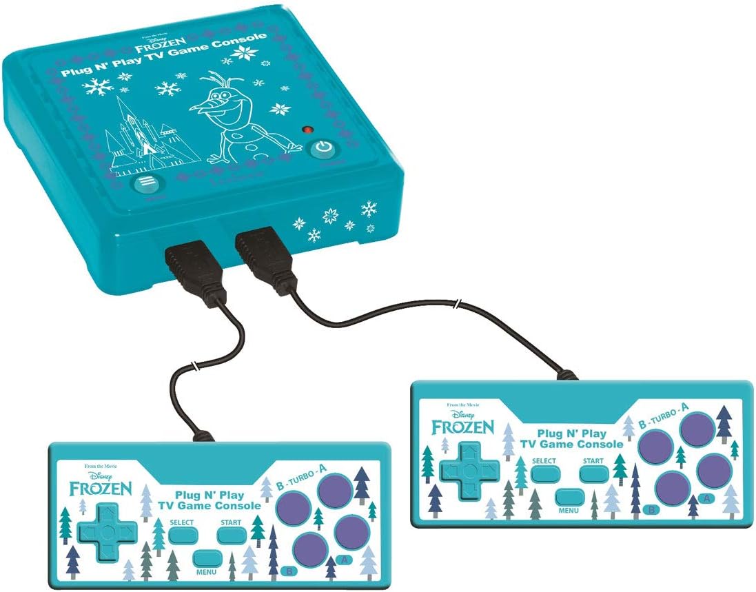 Lexibook Plug’N Play, TV Console with Controllers, 300, 10 Disney