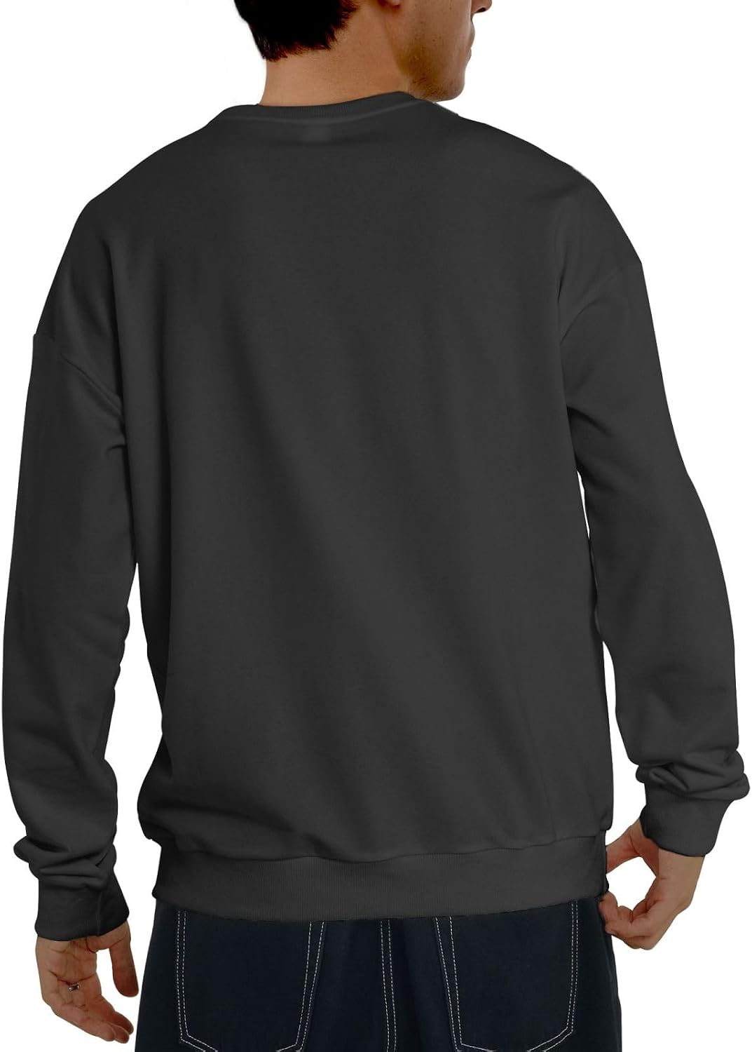 Men's Fleece Crewneck Sweatshirt Long Sleeve Pullover Hooded Love Tree Casual Hoodie for Men X-Large Deep Heather
