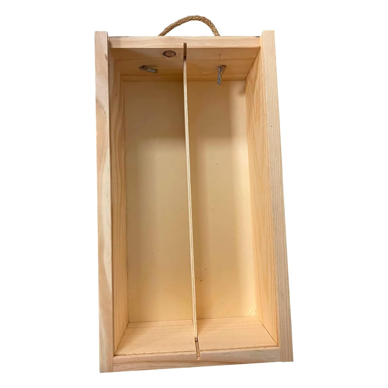 Adri - Caja de Madera Personalizada con 2 Botellas de Vino Incluidas (Rioja Crianza y Ribero del Duero) - Regalos Personalizados Originales para Padres, Madres, Hermanos, Abuelos (FRASE PAPA)