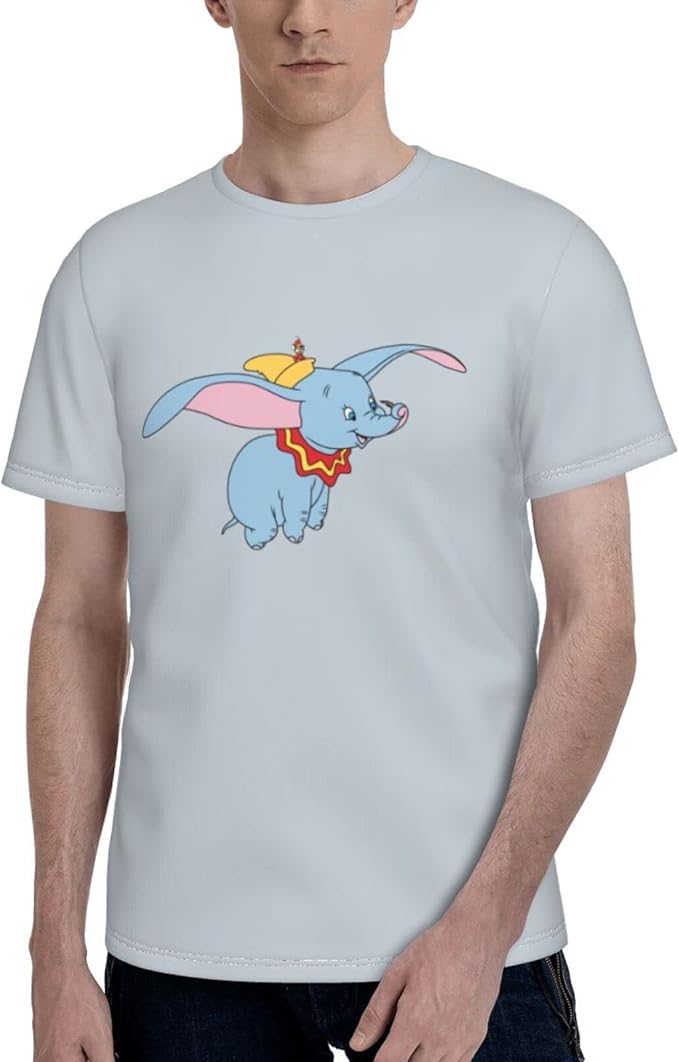 Amazon Co Jp ディズニー ダンボ 3 人気 ｔシャツ メンズ 半袖 丸首 おしゃれ スポーツ 量軽 Tシャツ カジュアル カップル トップス 吸汗 速乾 大きい サイズ Tシャツ 柔らかい 快適 メンズ レディース ファッション