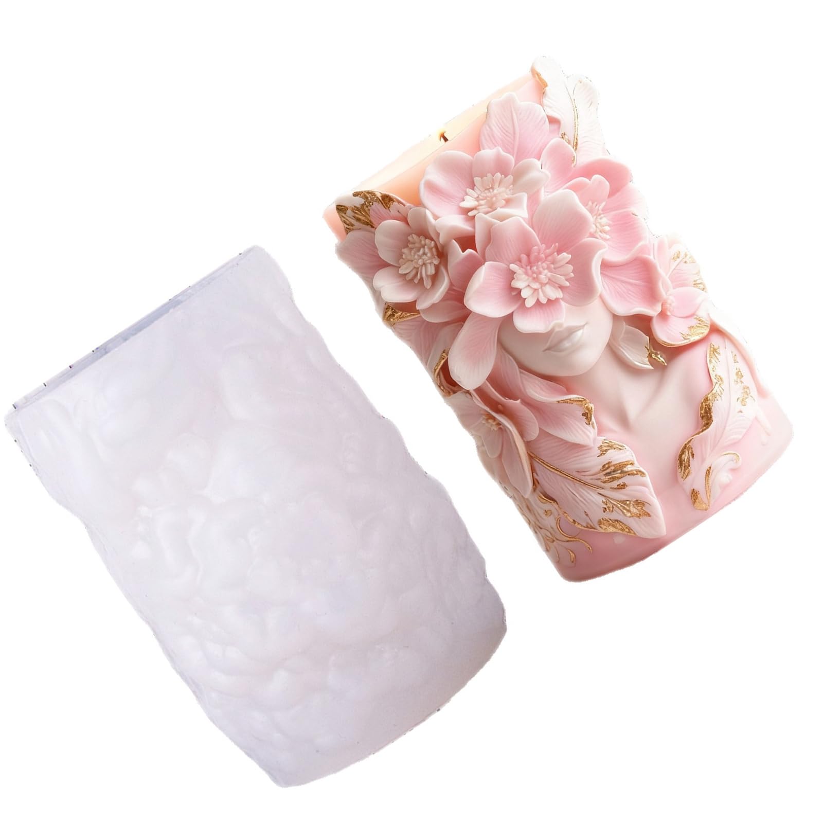 VlHpnpe Silicone Flower for Creating Soaps Decorative Items Ideal for Crafting and Gift Flower
