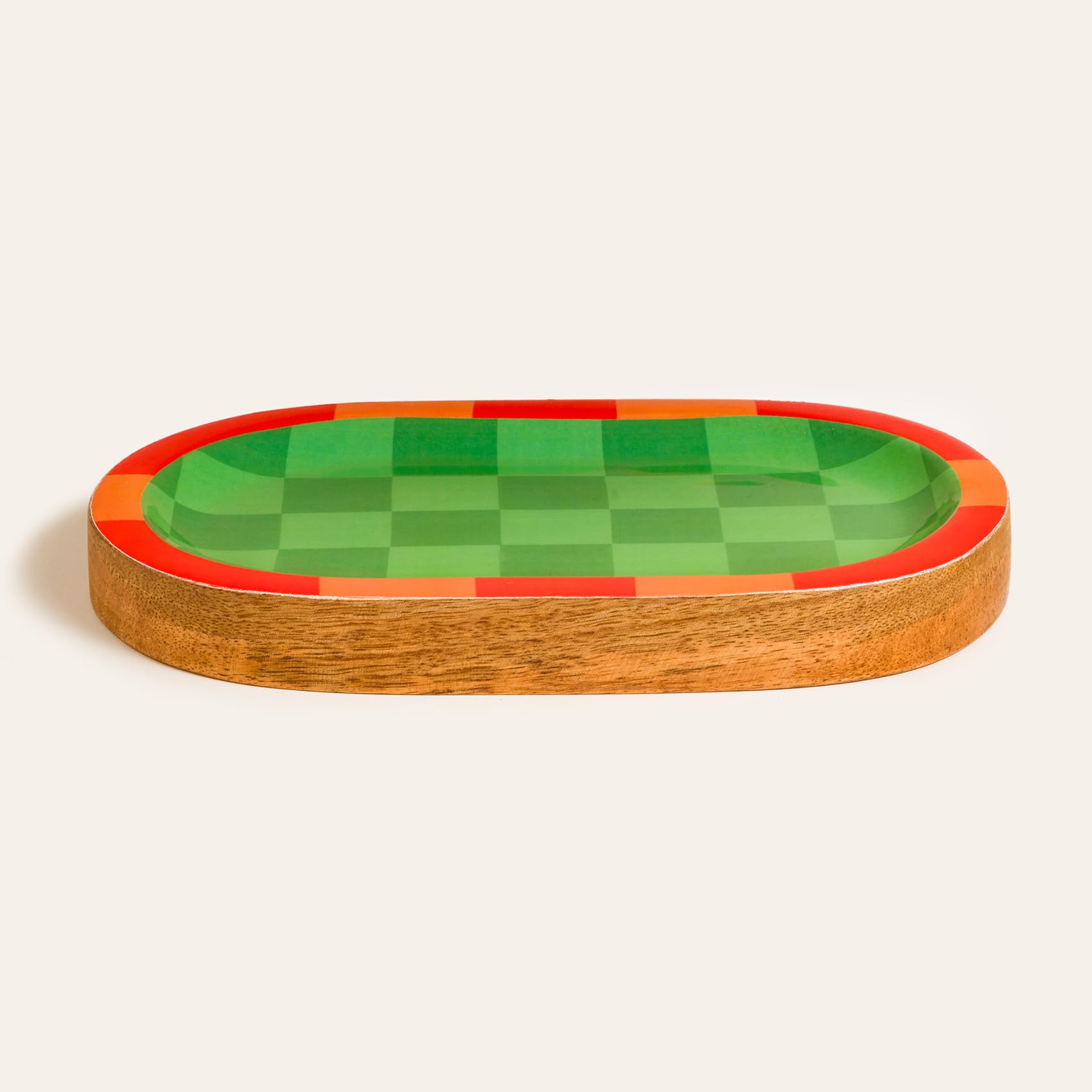 Lakrı Mango Ağacı Sunum Tahtası 22 Cm