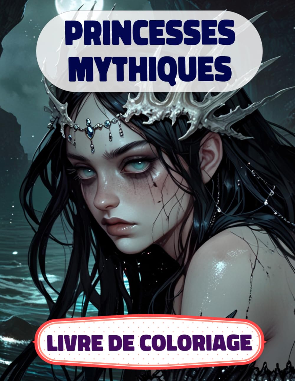 Princesses Mythiques Livre De Coloriage: Pages A Colorier De Reines Fantastiques Palais Enchantée Femme Royale Magique Impératrice Fille Elfe Contes ... Relaxation | Pour Enfant Adulte Ado Senior