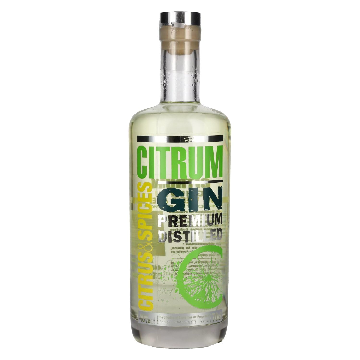 Distilleries et Domaines de Provence - Gin Citrum/Citrus & Spices Premium Gin aus Frankreich (1 x 0.7l)