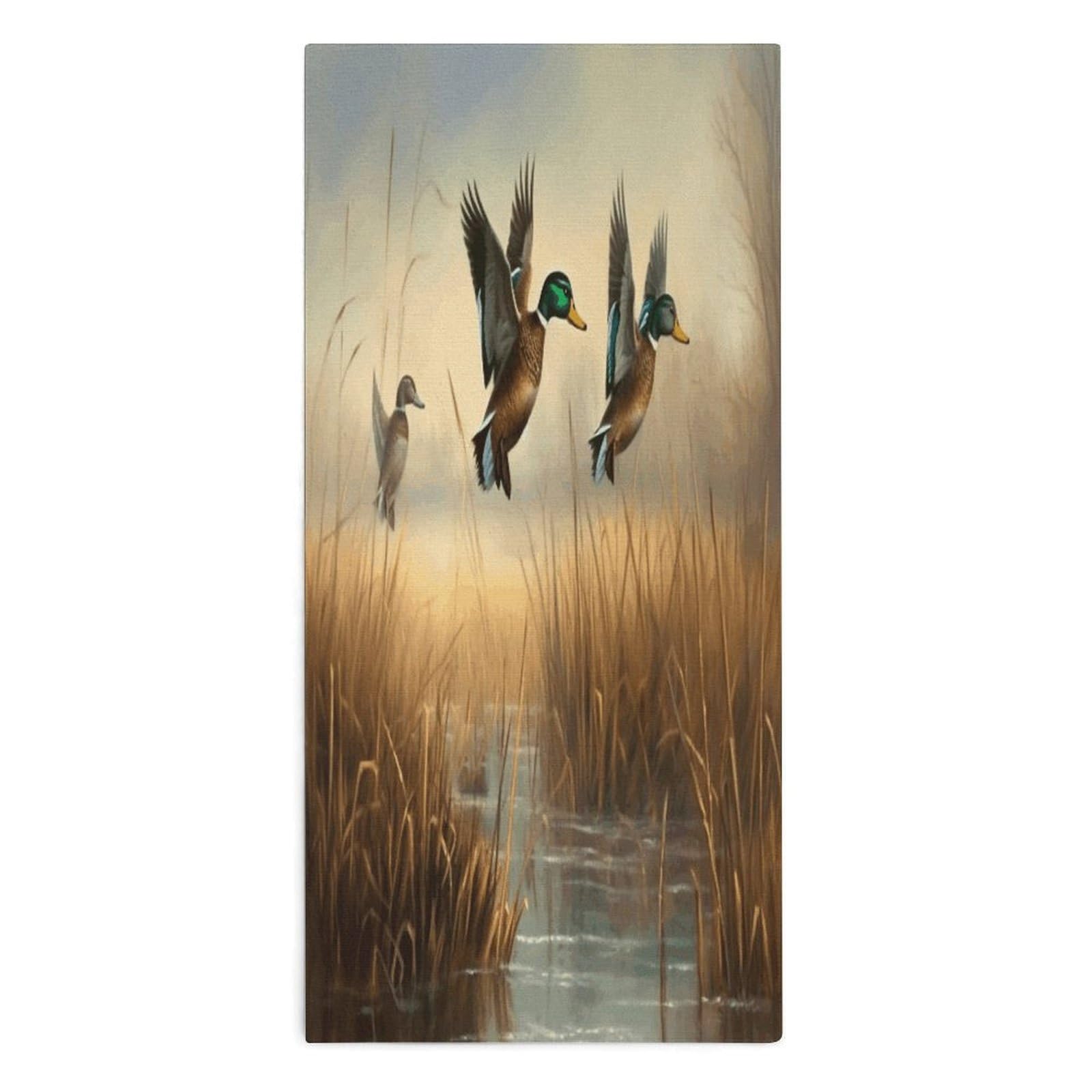 YUXBVKRS Hunting Flying Wild Hand Towels for Bathroom 14x29 Inch