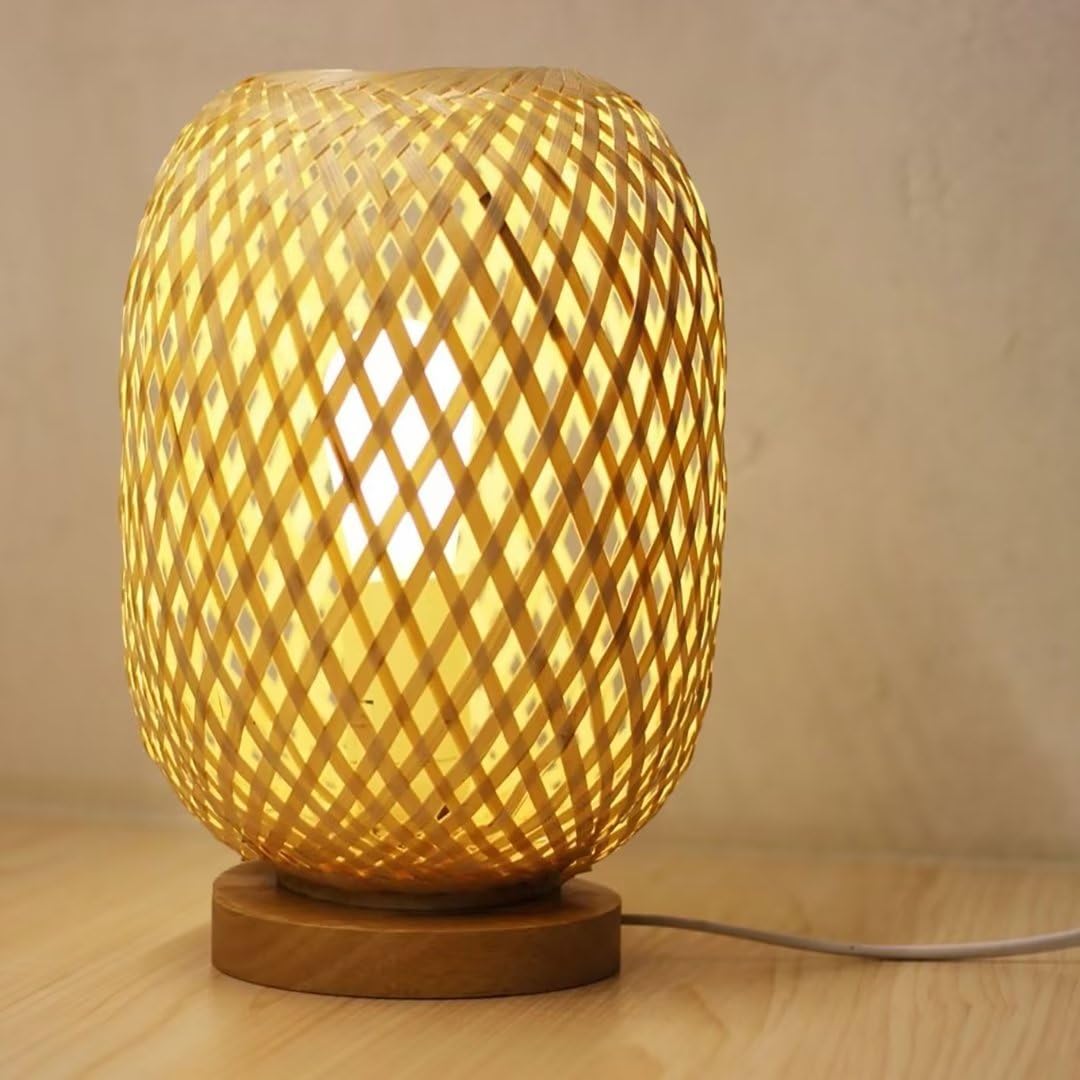 Bambus Lampenschirm Modern - 30x30x23cm Für E27 Fassungen