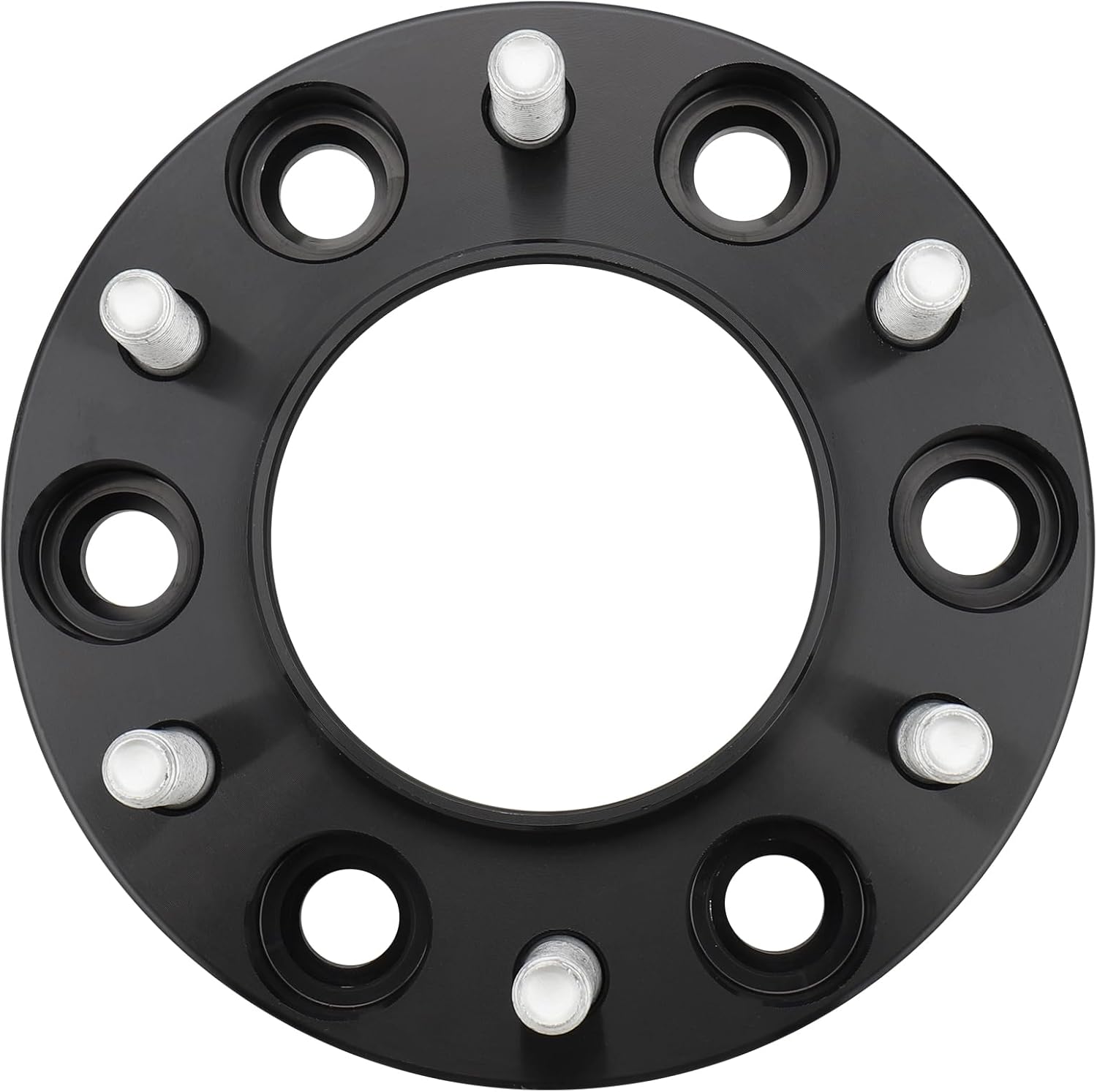 Haruma 6x5.5 Wheel Spacers for Ford Bronco Ranger 1inch Hubcentric Wheel Adapters 93.1mm Hub Bore with M12x1.5 Studs 2PCS 6 Lug Car Accessories 6x139.7mm Real Forged Wheel Spacer