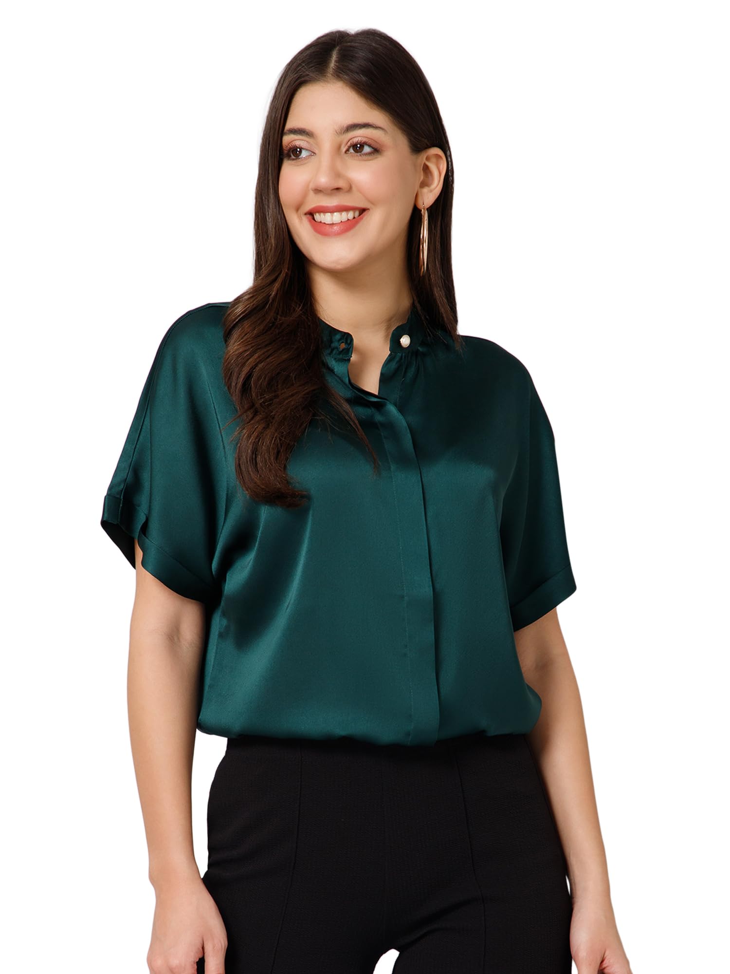 Women's Solid Regular Fit Shirt