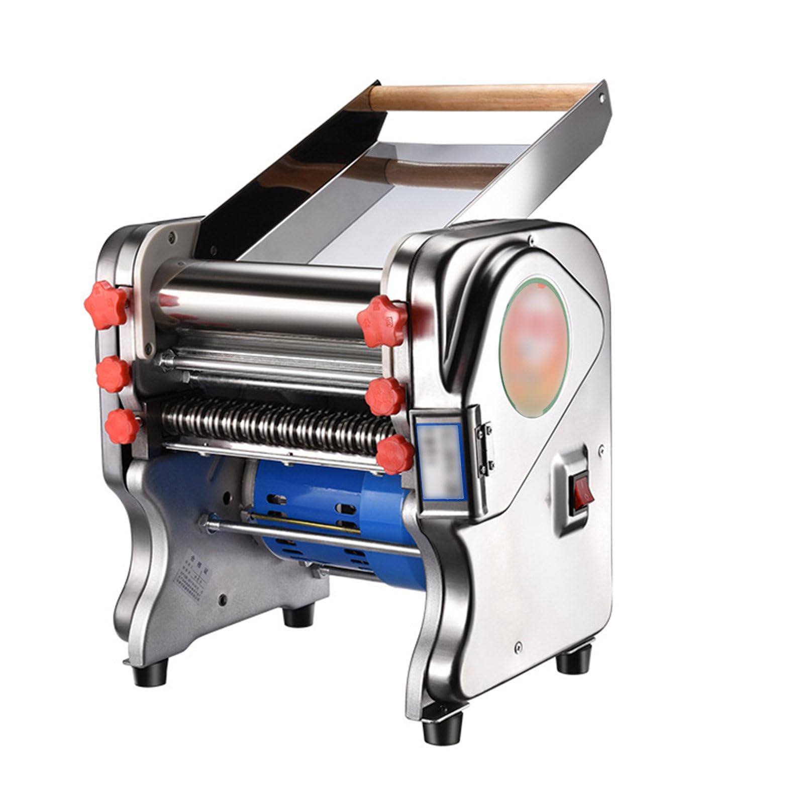 Macchina per la pasta elettrica in acciaio inox da 550 W con rullo per