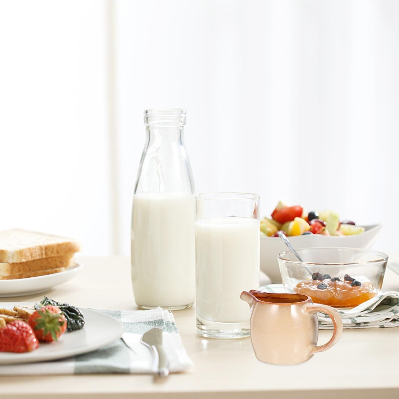 Ceramiczny sos i dzbanek - niebieski dozownik do sosu do sosów do sosów do sosów syropowych do kawy, mleka, sosu sojowego, elegancki garnek do serwowania do kuchni i jadalni