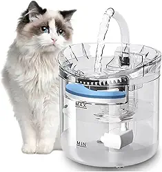 FINYQBET Bebedouro Automático Para Cães E Gatos - 1.8L Fonte de Água com Filtro, Bomba Ultrassilenciosa e Sistema de Circulação Quádrupla - Ideal para Gatos, Cães e Pequenos Animais de Estimação