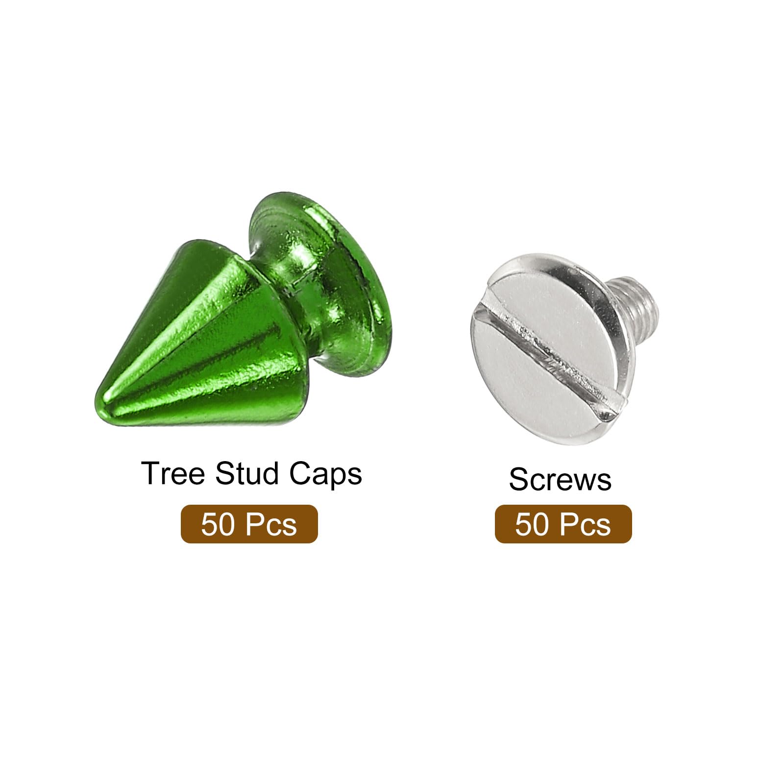 Amazon.com: uxcell 50Sets Cone Spike Stud Rivet, 8x12mm Screw Back