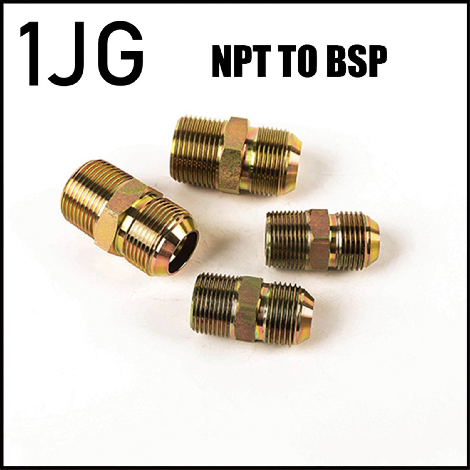 Gwint hydrauliczny NPT do węża hydraulicznego, adapter ze stali węglowej do średnicy wewnętrznej węża 16 mm (NPT13)