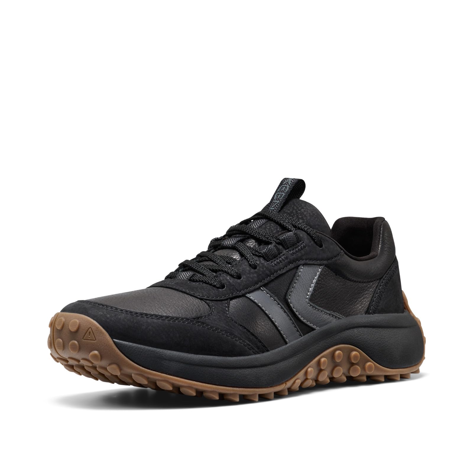 KEEN メンズ KS86 快適で耐久性のあるレトロスタイルスニーカー, ブラック, 11.5
