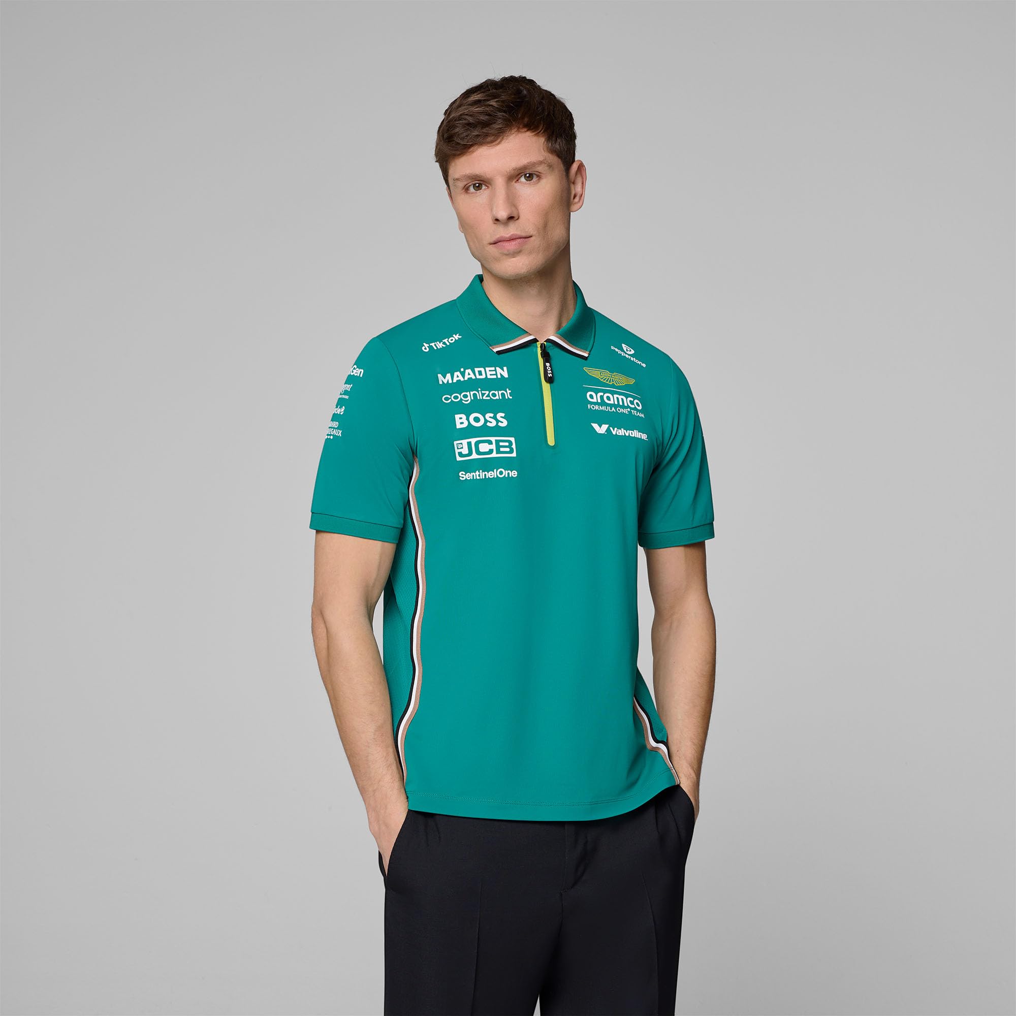 Aston Martin F1 2025 Polo del Equipo para Hombre