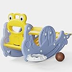 Lifelong Cuppy Slide for Kids 2+Years|Durable Baby Casual Slide for Indoor &Outdoor Play|Easy to Assemble|Fun and Safe Sliding Experience|Lightweight,Portable&Perfect for Toddlers(LLCKS01),Blue&Yellow