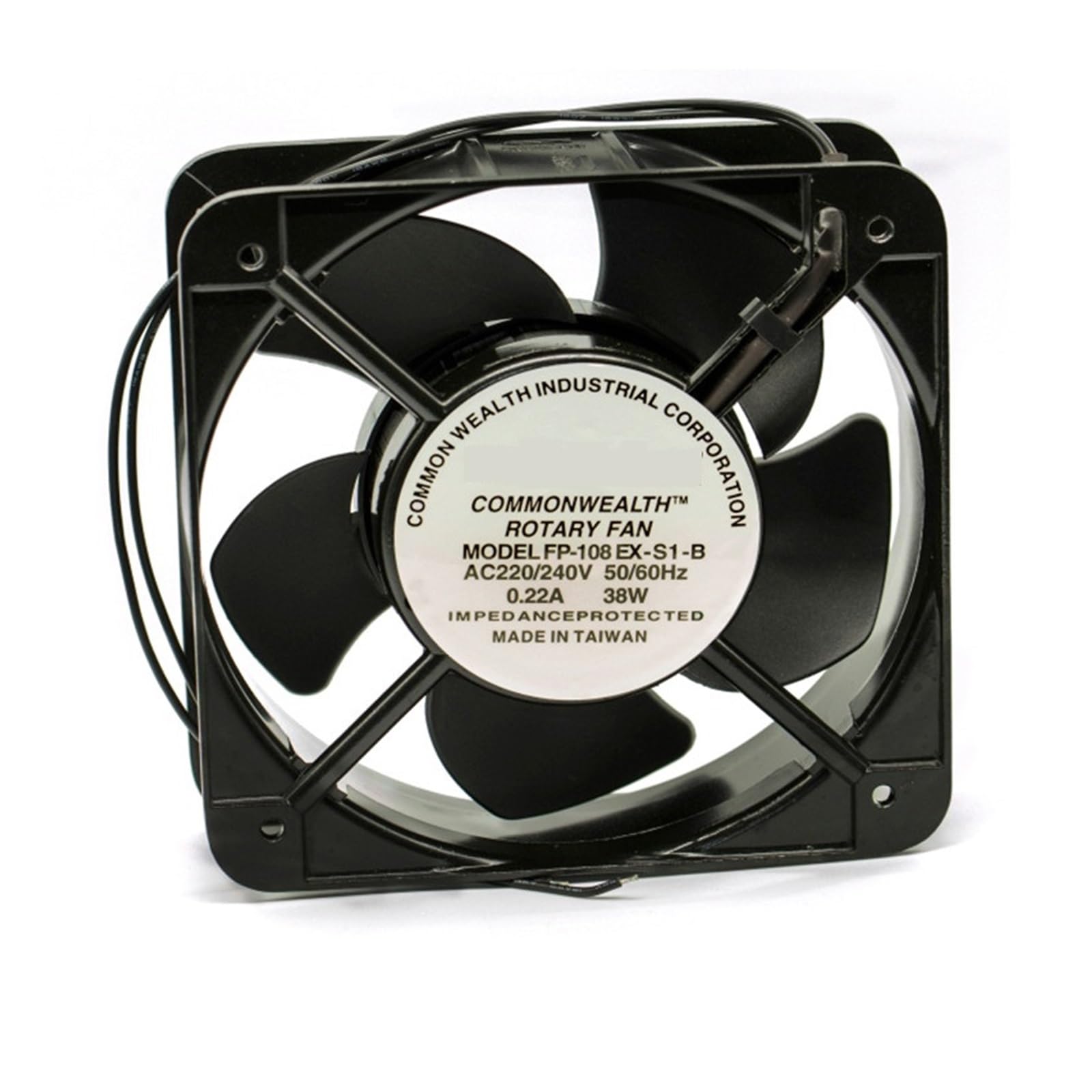 Ventilateur de refroidissement double roulement à billes 38W