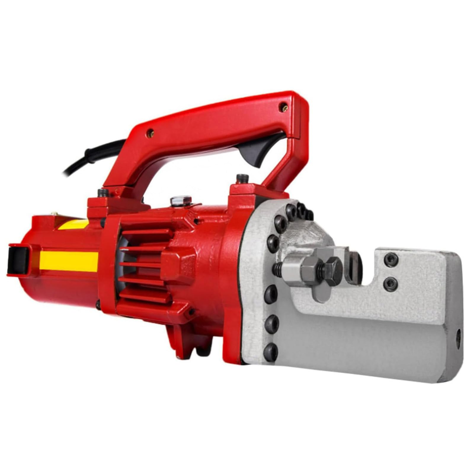 XNZJHPP Electric Portable Rebar Cutters 1250W/1700W, Heavy-Duty Steel Rod Cutters, 4-25mm Cutting Range, Ideals for Reinforcement Bars, Efficient & Lightweight Design (Red 1700W)