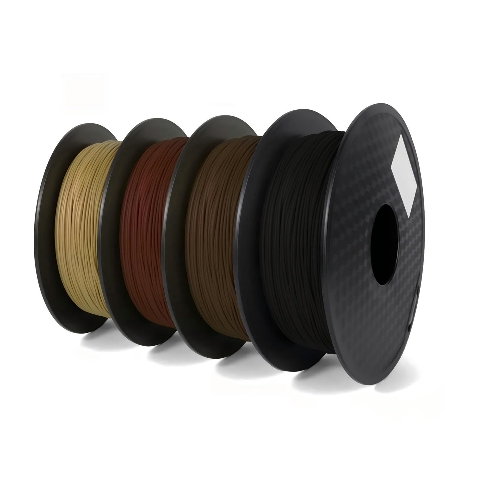 Filamentos de impresión 3D PLA1.75 con apariencia madera pluma filamento de impresión 3D(E)
