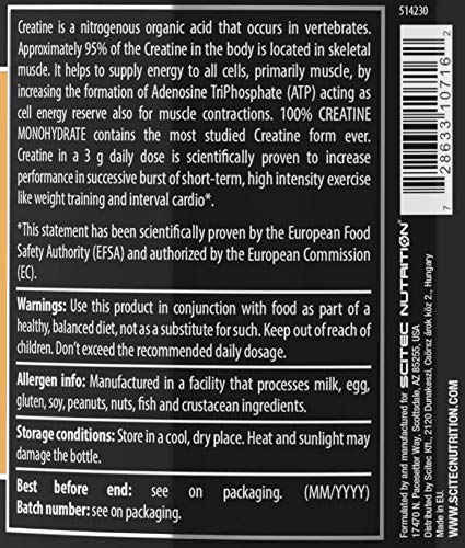 Scitec Nutrition 100% Creatine Monohydrate, 1 kg - Image 3
