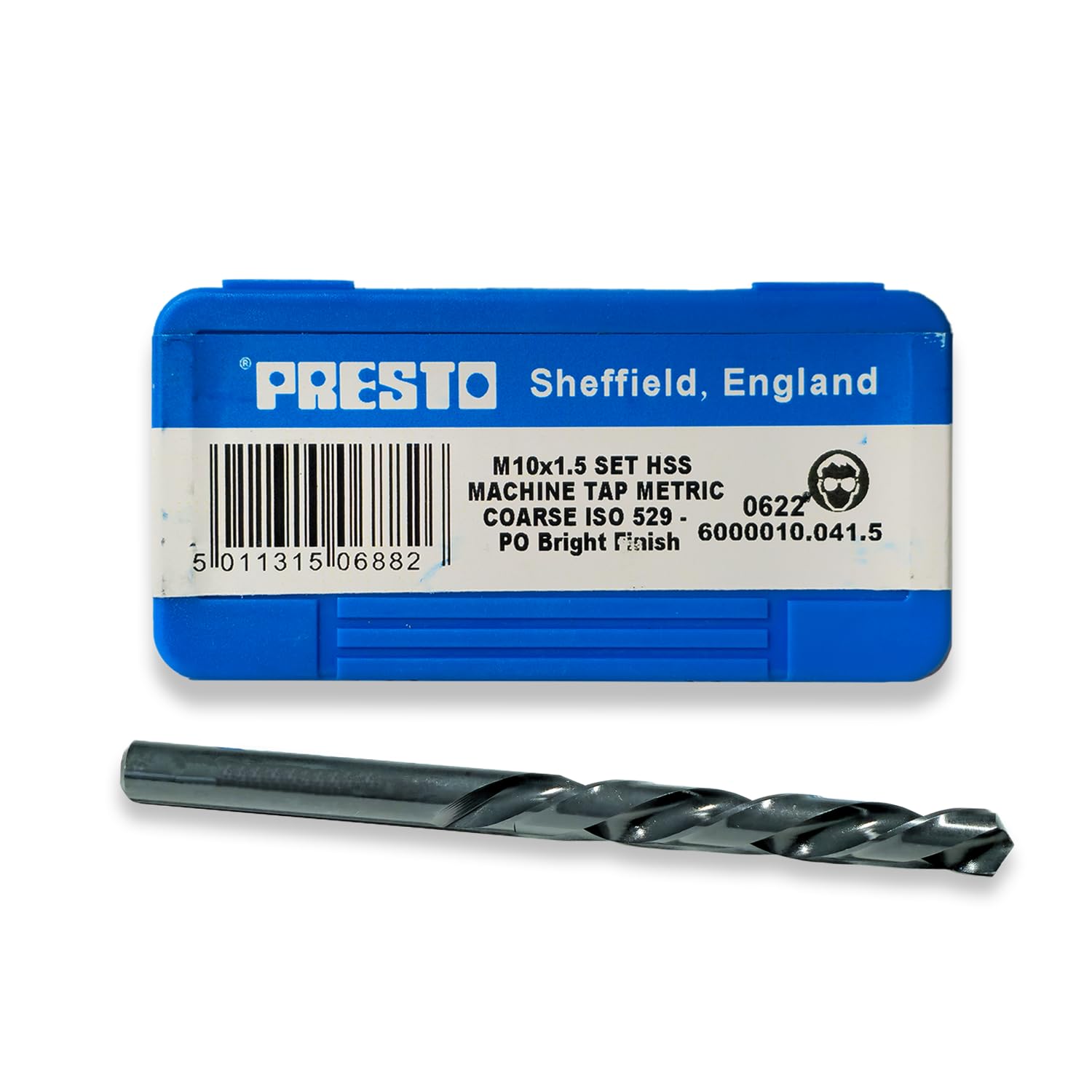 Presto M10 x 1.5 HSS Metric Hand Tap Set (Pack of 3) 6000010.041.5 & 8.5mm Hss Tapping Drill from RDGTools