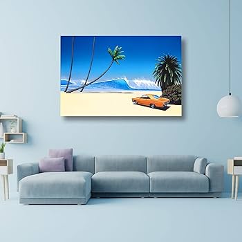 永井博 資生堂BRAVASポスター Morning 永井博 資生堂BRAVAS