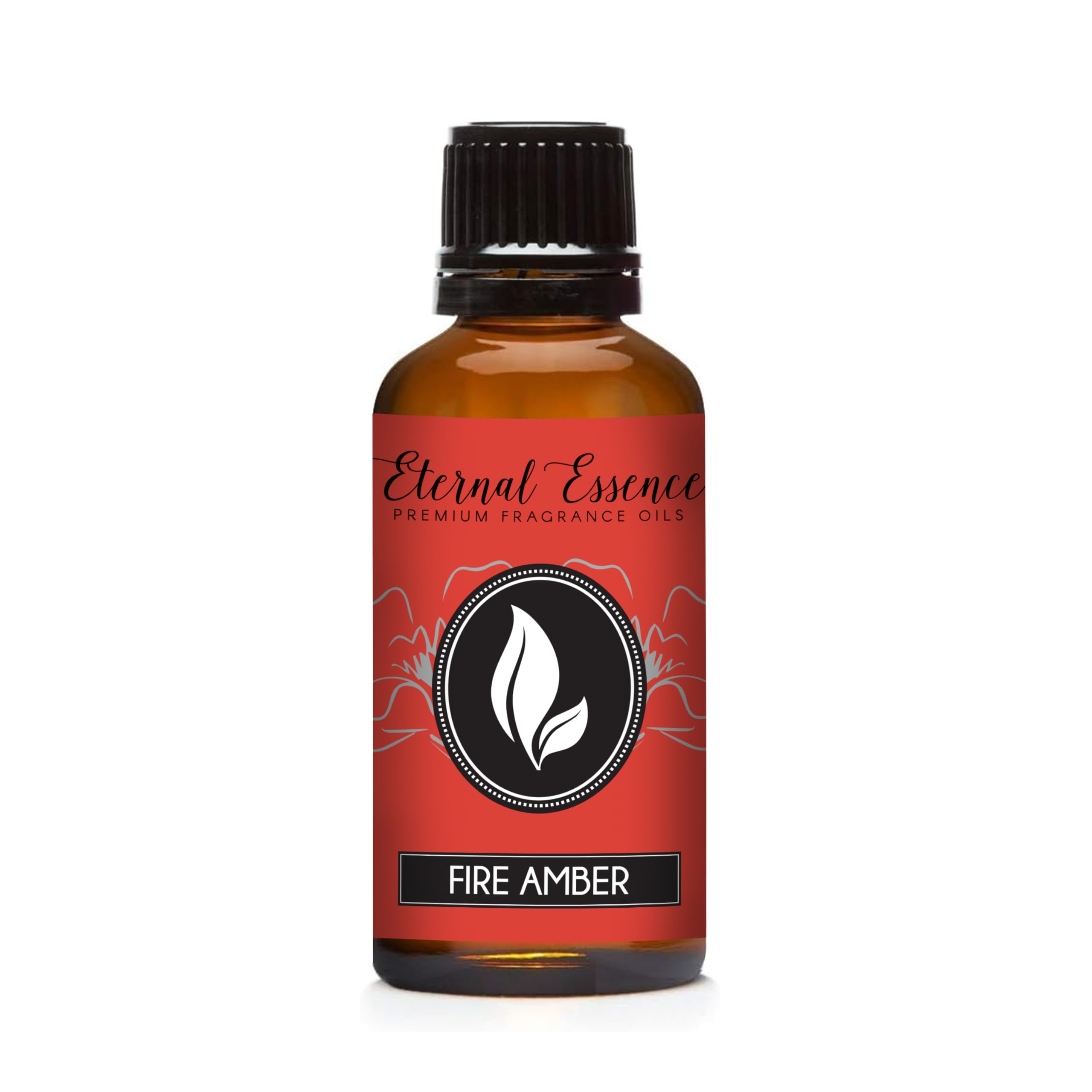 Fire Amber 30ml Premium Fragrance Oil - for Candle, Soap Making, Aromatherapy, Diffusers, Home Care, & Humidifiers
