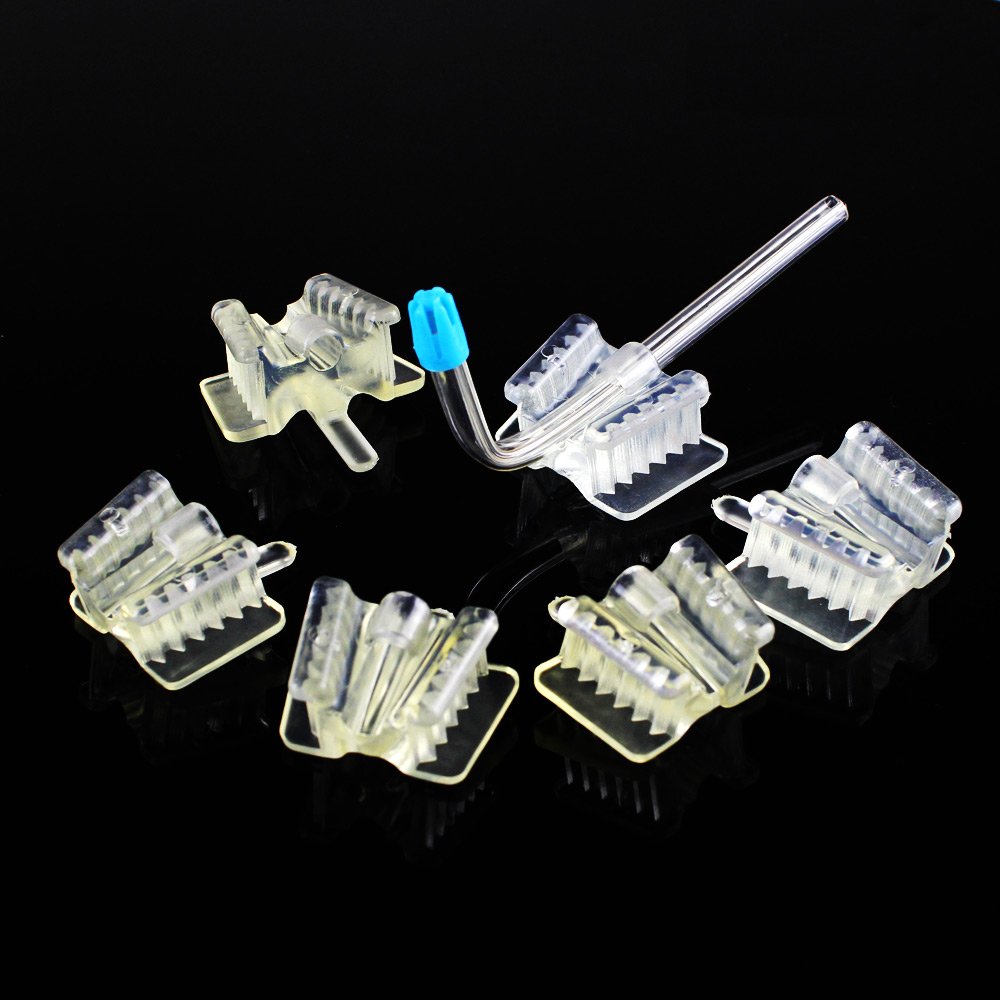 airgoesin 20pcs Dental Silicone Mouth Prop Support Holding Saliva Ejector Suction Tip-image-41