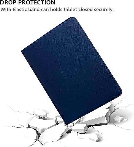 Miniatura 8 de Funda para Samsung Galaxy Tab S3 9.7 pulgadas 2017 (SM-T820 SM-T825 SM-T827), 360 grados giratorio soporte funda protectora completa, con lápiz