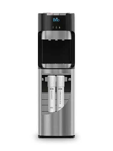 Brio Dispensador de agua autolimpiante de la serie 400 sin botella con filtro de agua de 2 etapas y kit de instalaciĂłn dispensador de tres Brio Dispensador de agua autolimpiante de la serie 400 sin botella con filtro de agua de 2 etapas y kit de instalaciĂłn dispensador de tres
