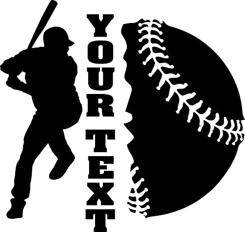 SEC Apparel Béisbol personalizado con nombre Iron On Parches Calcomanías Transferencia Letras para camisetas Tela Ropa Mochila