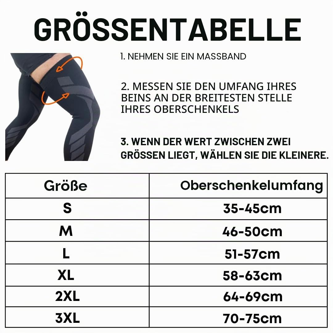 Flytex – Kompressions-Kniebandagen – Linderung von Knieschmerzen & Schutz vor Verletzungen – Arthrose, Meniskusriss, Kreuzbandverletzungen, IT-Band-Syndrom – Ideal für Laufen, Wandern
