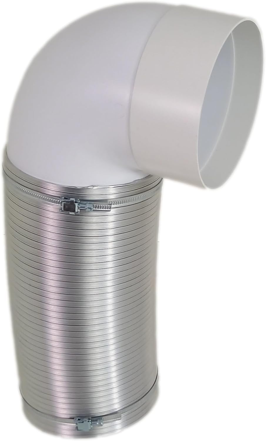 Mauerkasten Ø150mm mit Rohr Set – Edelstahl Wetterschutzgitter | Lüftungsgitter mit Lamellen & Insektenschutz (mit Edelstahl Insektenschutzgitter)