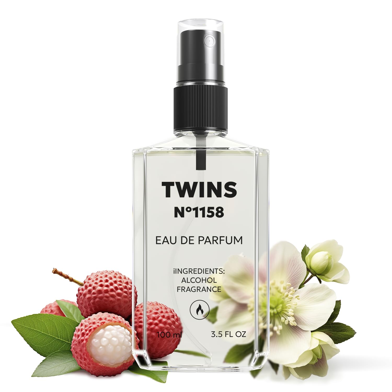 TWINS No.1158 | Unisex Perfume for Women and Men Eau de Parfum | 3.4 Fl Oz / 100 ml