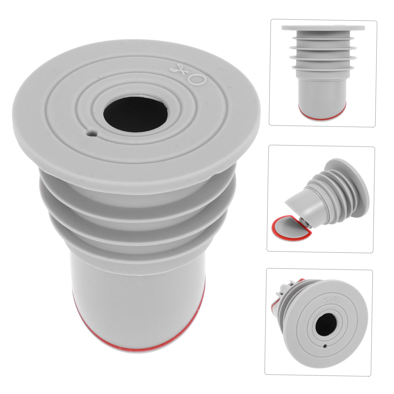 3 piezas de desagüe de ducha, resistente al calor y tapón de fregadero para baño, antiolor, fácil de instalar, perfecto para desagües y zonas de baño